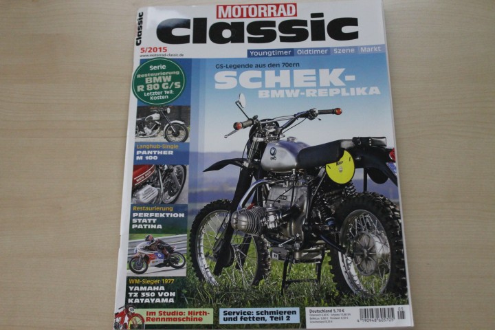 Deckblatt Motorrad Classic (05/2015)
